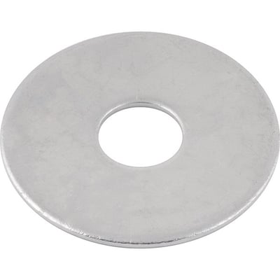 Arruela lisa de aba larga, 3/8", zincada