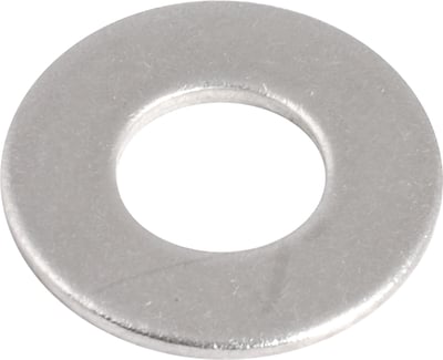 Arruela lisa 1/4", inox
