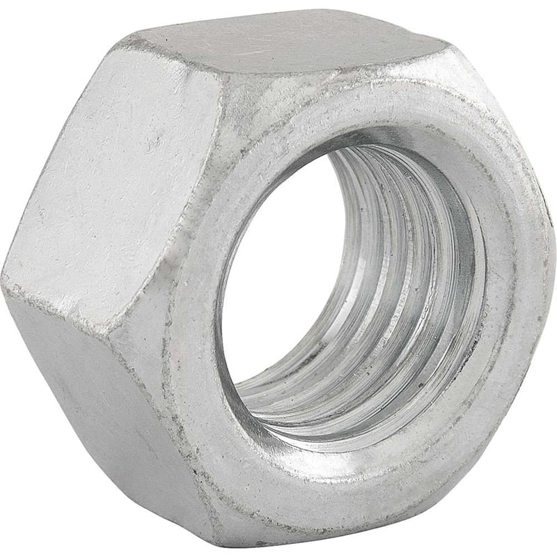 Porca sextavada 1/8" UNC, zincada