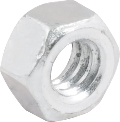 Porca sextavada 3/16" UNC, zincada, cartela com 20 peças