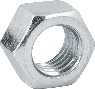 Porca sextavada 5/8" UNC, zincada, cartela com 2 peças