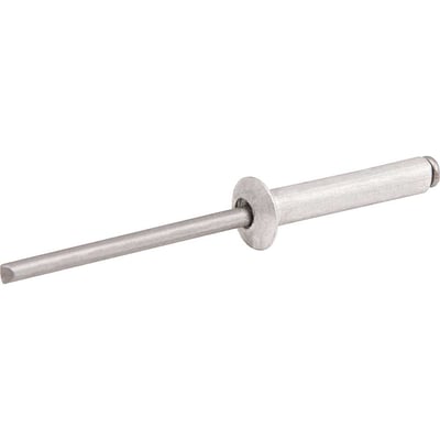 Rebite de repuxo 4,0 mm x 22,0 mm, pacote com 100 peças