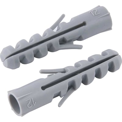 Bucha de plástico para fixação 10 mm, cartela com 5 peças