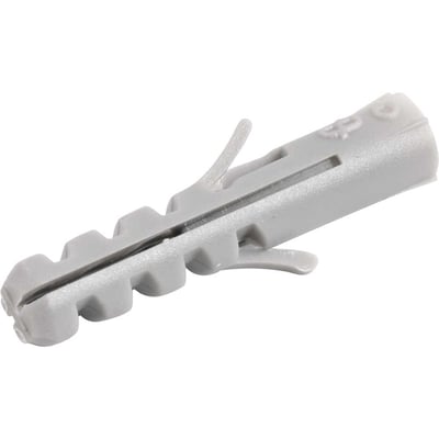 Bucha de nylon para fixação 6 mm, cartela com 10 peças