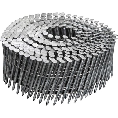 Prego coil anelado, 2,3 mm x 50 mm, polido, carretel com 350 unidades, caixa com 10.500 unidades, para os pregadores PP 550 e PP 700