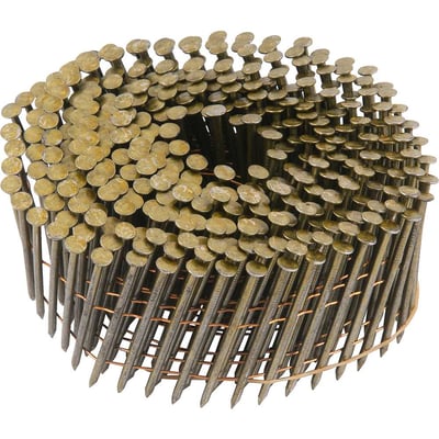 Prego coil liso, 2,1 mm x 45 mm, zincado, carretel com 300 unidades, para o pregador PP 550