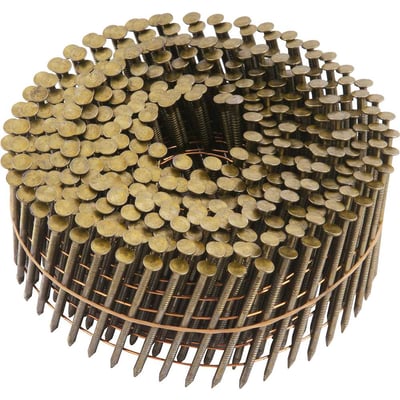 Prego coil anelado, 2,1 mm x 45 mm, zincado, carretel com 300 unidades, para o pregador PP 550
