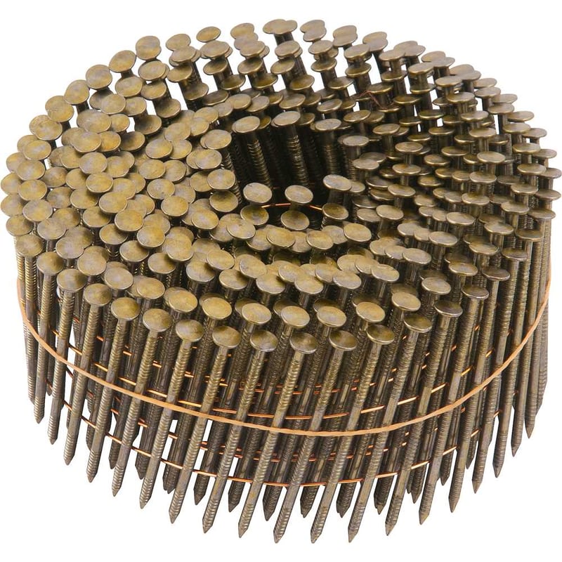 Prego coil anelado, 2,1 mm x 50 mm, zincado, carretel com 300 unidades, para o pregador PP 550