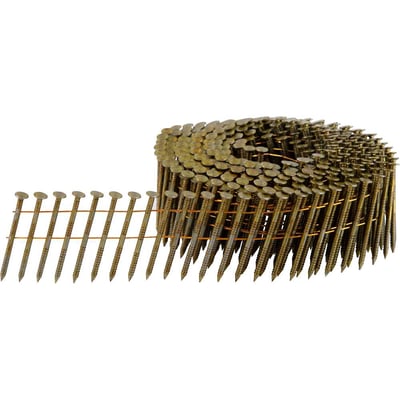 Prego coil anelado, 2,1 mm x 38 mm, polido, carretel com 300 unidades, para o pregador PP 550
