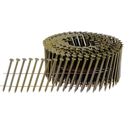 Prego coil anelado, 2,1 mm x 45 mm, polido, carretel com 300 unidades, para o pregador PP 550