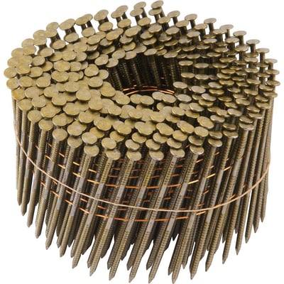 Prego coil anelado, 2,5 mm x 70 mm, zincado, carretel com 300 unidades, para o pregador PP 700