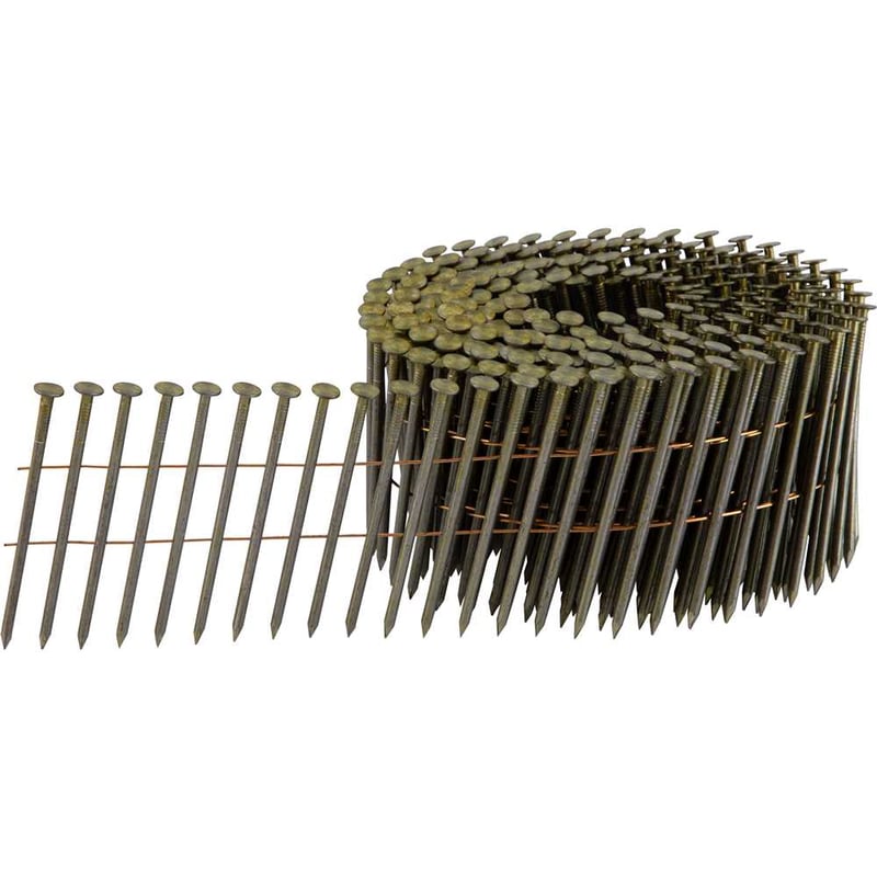 Prego coil liso, 2,5 mm x 70 mm, polido, carretel com 300 unidades, para o pregador PP 700