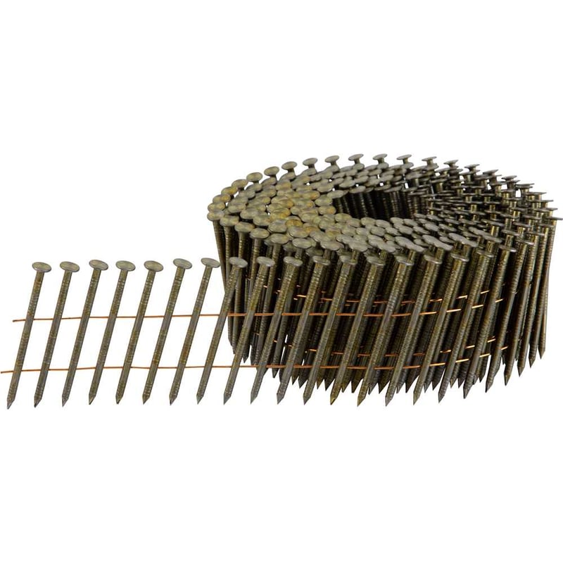 Prego coil anelado, 2,5 mm x 50 mm, polido, carretel com 300 unidades, para o pregador PP 700