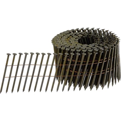 Prego coil anelado, 2,5 mm x 64 mm, polido, carretel com 300 unidades, para o pregador PP 700
