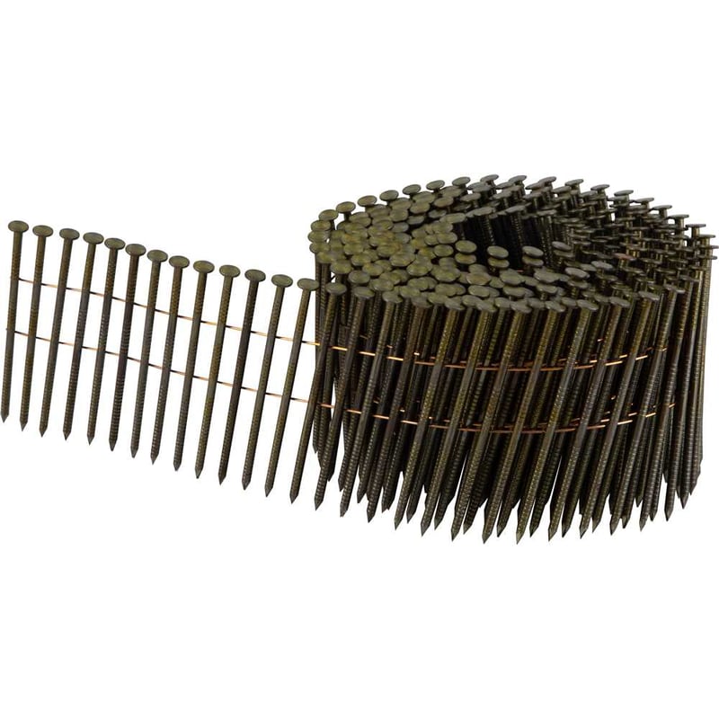 Prego coil anelado, 2,5 mm x 70 mm, polido, carretel com 300 unidades, para o pregador PP 700