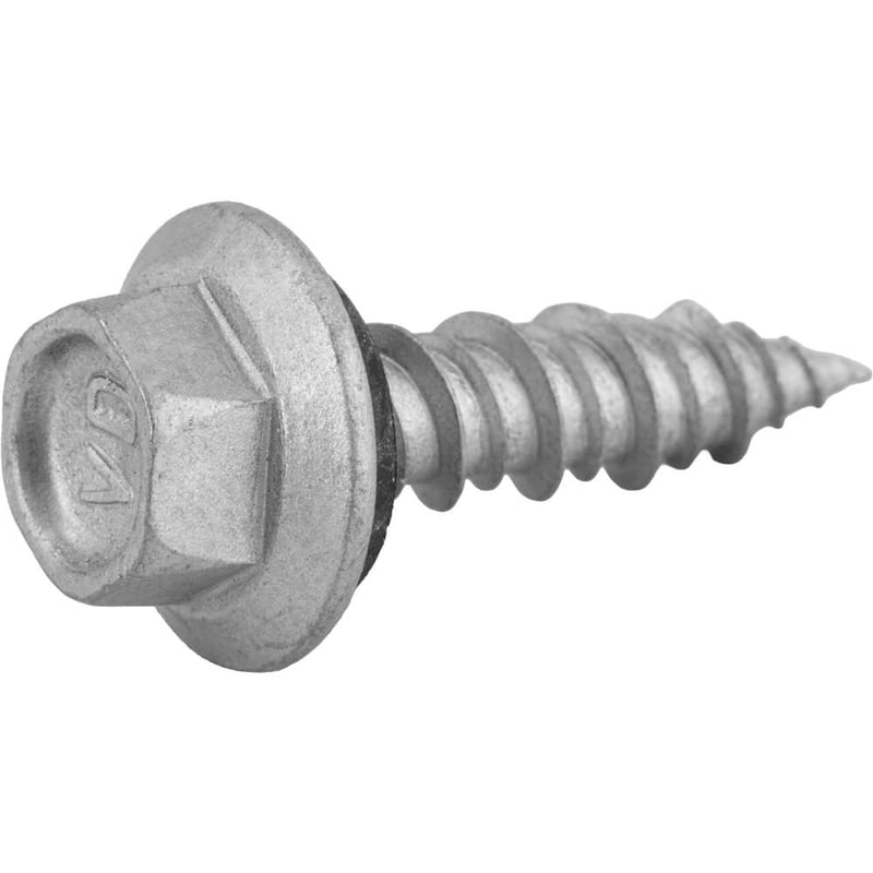Parafuso autobrocante sextavado, ponta agulha, 6,3 mm x 1"