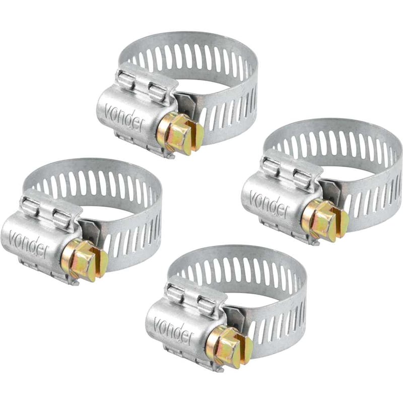 Abraçadeira rosca sem fim, 22 mm a 31 mm, com 4 peças, AL 2232