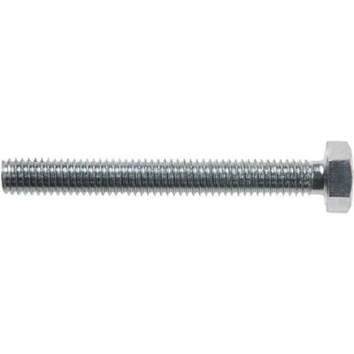 Parafuso sextavado zincado 6 mm x 50 mm, MA, rosca total