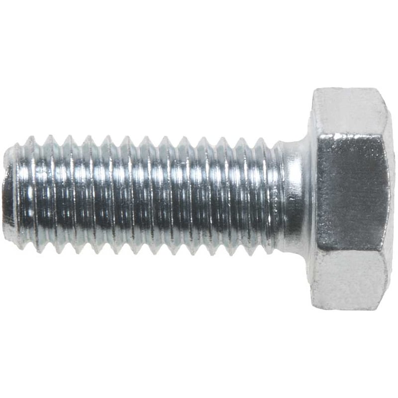 Parafuso sextavado zincado 8 mm x 20 mm, MA, rosca total