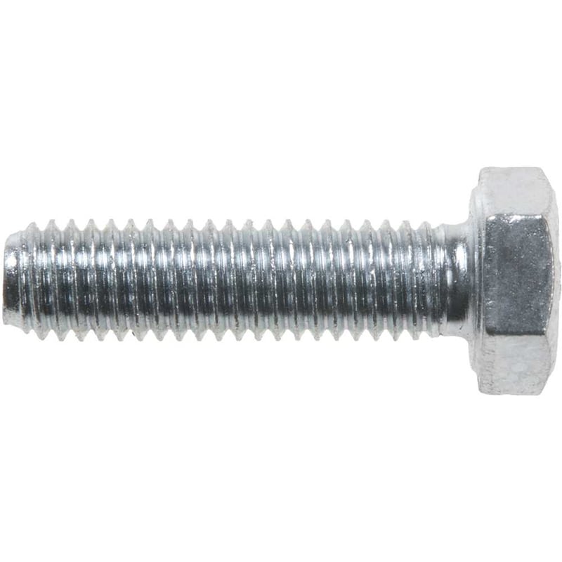 Parafuso sextavado zincado 8 mm x 30 mm, MA, rosca total