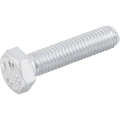 Parafuso sextavado zincado 8 mm x 35 mm, MA, rosca total