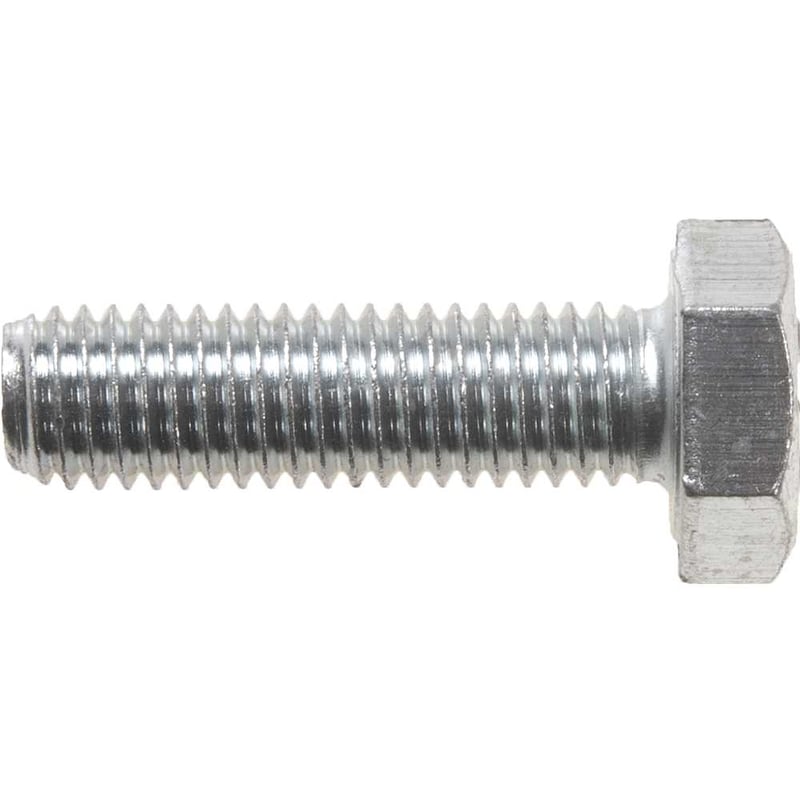 Parafuso sextavado zincado 10 mm x 35 mm, MA, rosca total