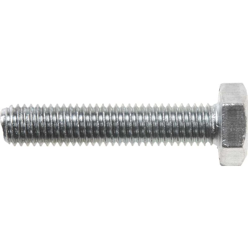 Parafuso sextavado zincado 10 mm x 50 mm, MA, rosca total