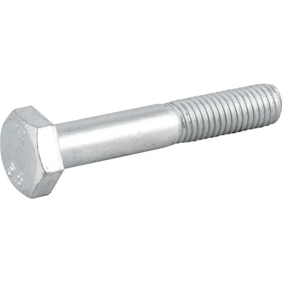 Parafuso sextavado zincado 10 mm x 60 mm, MA, rosca parcial