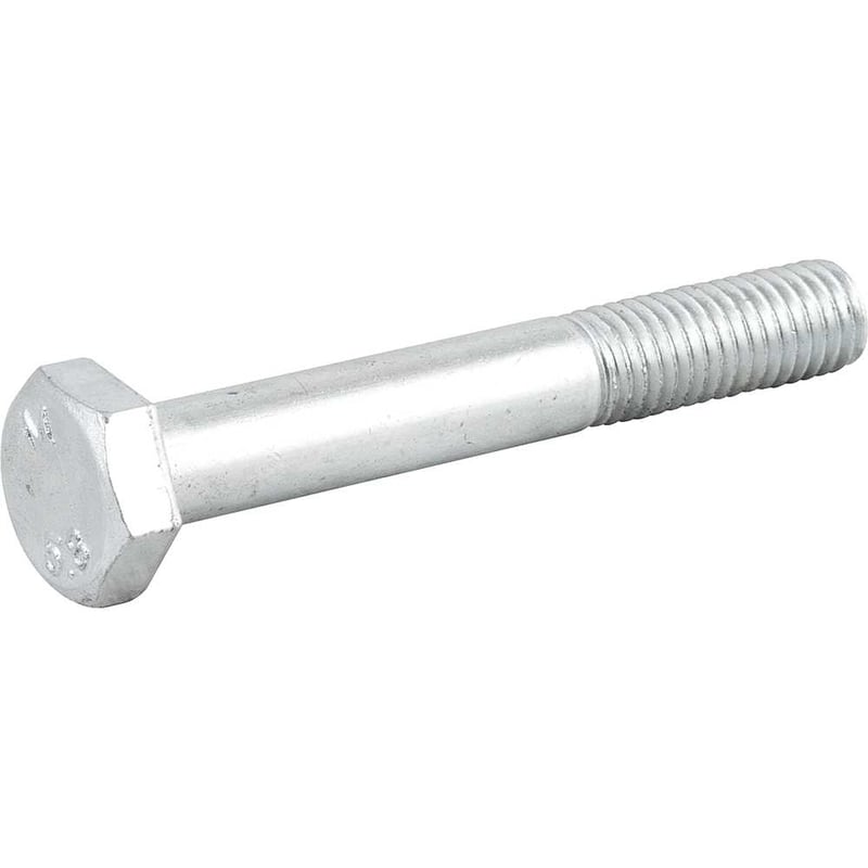 Parafuso sextavado zincado 10 mm x 70 mm, MA, rosca parcial