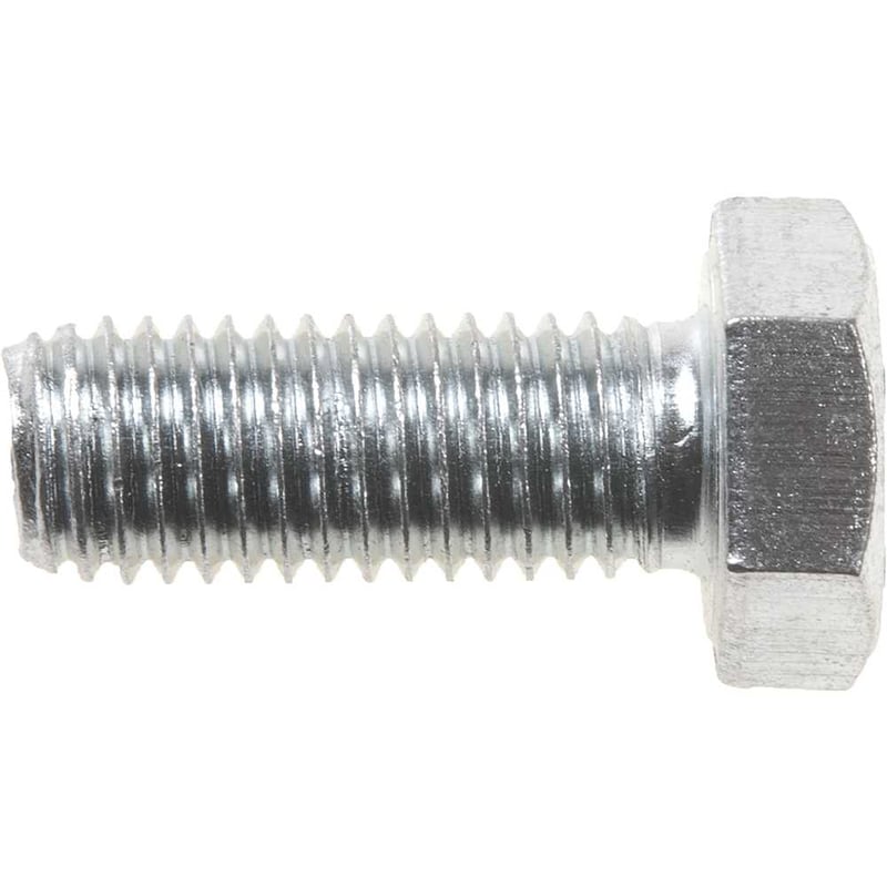 Parafuso sextavado zincado 12 mm x 30 mm, MA, rosca total