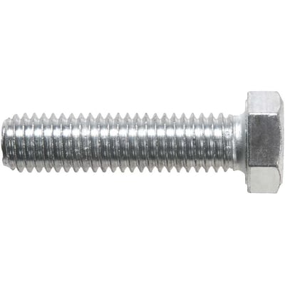 Parafuso sextavado zincado 1/2" x 2", UNC, rosca total