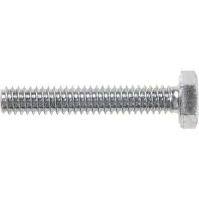 Parafuso sextavado zincado 1/4" x 1.1/2", UNC, rosca total