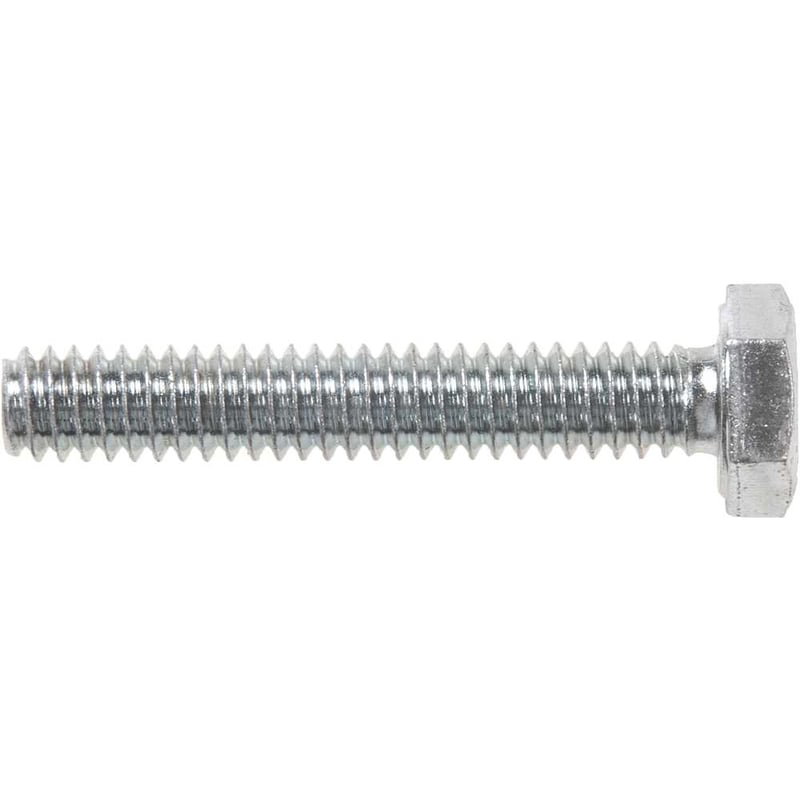Parafuso sextavado zincado 1/4" x 1.1/2", UNC, rosca total