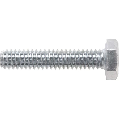 Parafuso sextavado zincado 1/4" x 1.1/4", UNC, rosca total