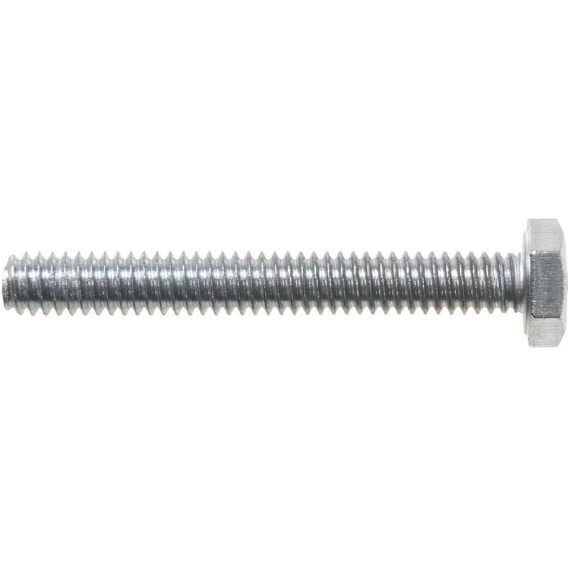 Parafuso sextavado zincado 1/4" x 2", UNC, rosca total