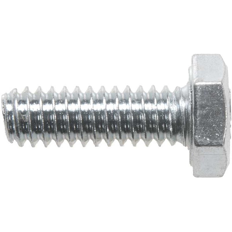Parafuso sextavado zincado 1/4" x 3/4", UNC, rosca total
