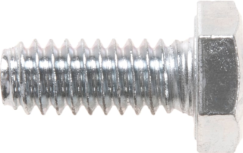 Parafuso sextavado zincado 1/4" x 5/8", UNC, rosca total