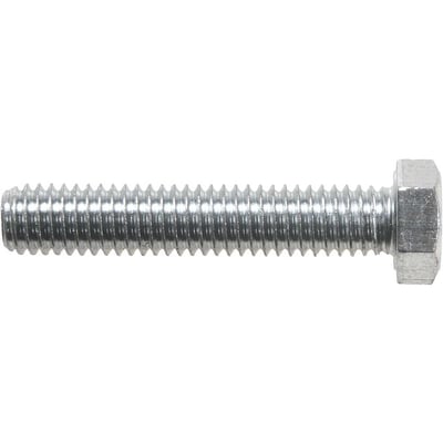 Parafuso sextavado zincado 3/8" x 2", UNC, rosca total