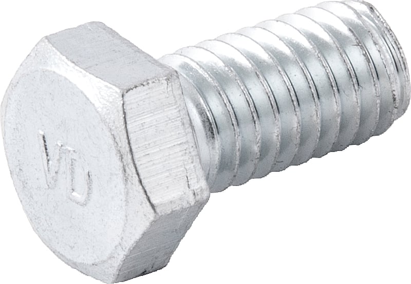 Parafuso sextavado zincado 3/8" x 3/4", UNC, rosca total