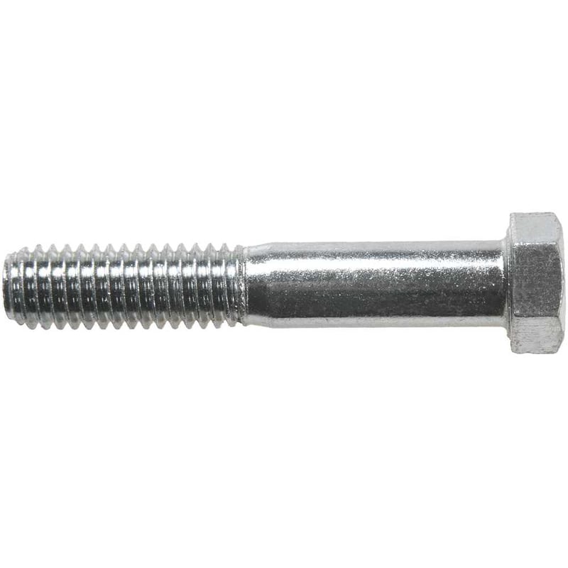 Parafuso sextavado zincado 7/16" x 2.1/2", UNC, rosca parcial