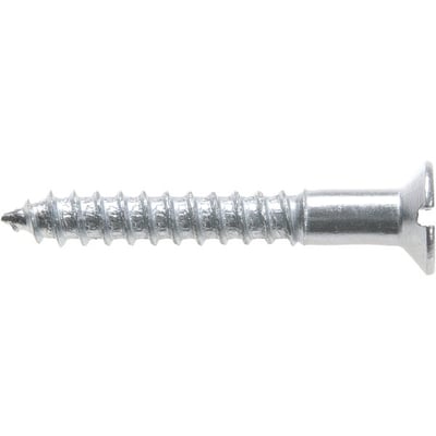Parafuso madeira 4,2 mm x 30 mm, cabeça chata, zincado