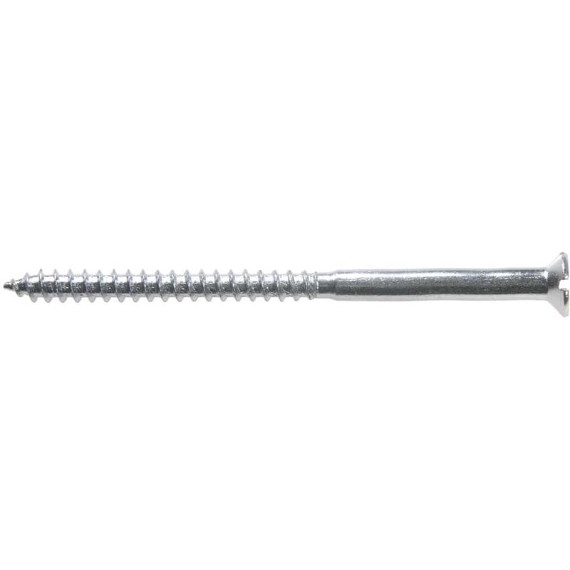 Parafuso madeira 5,5 mm x 90 mm, cabeça chata, zincado