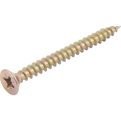 Parafuso madeira chipboard, 6,0 mm x 65,0 mm, cabeça chata, fenda cruzada/pozidrive