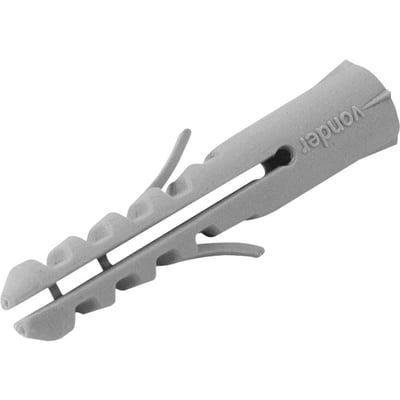 Bucha de nylon para fixação 6 mm, com 10 peças
