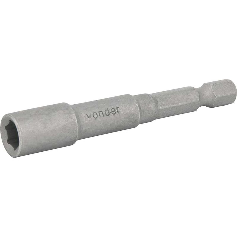 Soquete sextavado magnético 1/4"