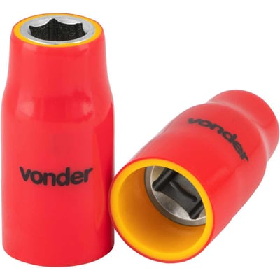 Soquete sextavado isolado, encaixe de 1/2", 10,0 mm, IEC60900