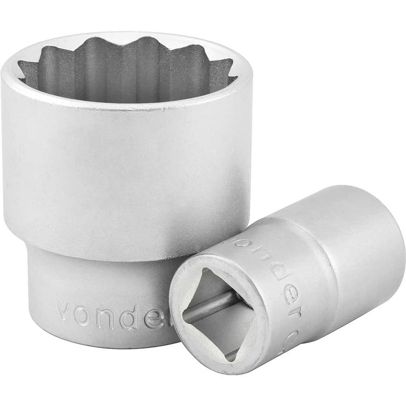 Soquete estriado com encaixe de 3/4", 32 mm