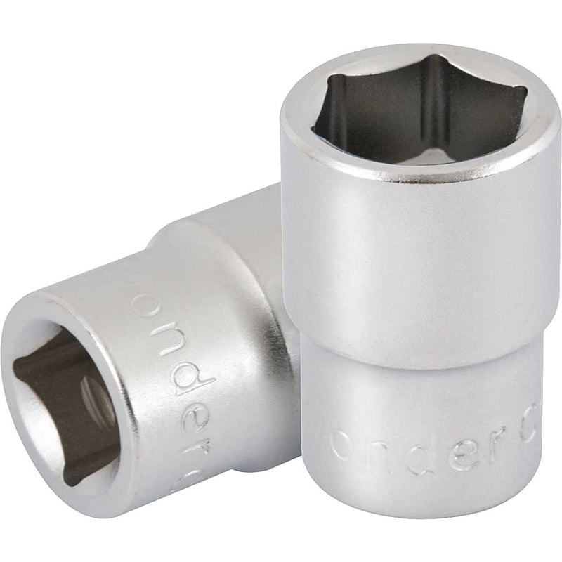Soquete sextavado com encaixe de 1/2", 16 mm