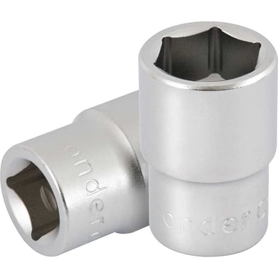 Soquete sextavado com encaixe de 1/2", 18 mm