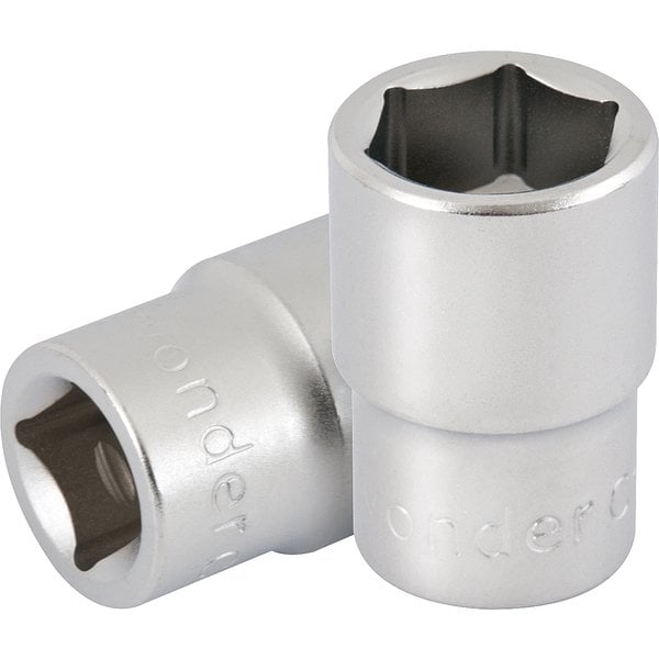 Soquete sextavado com encaixe de 1/2", 19 mm